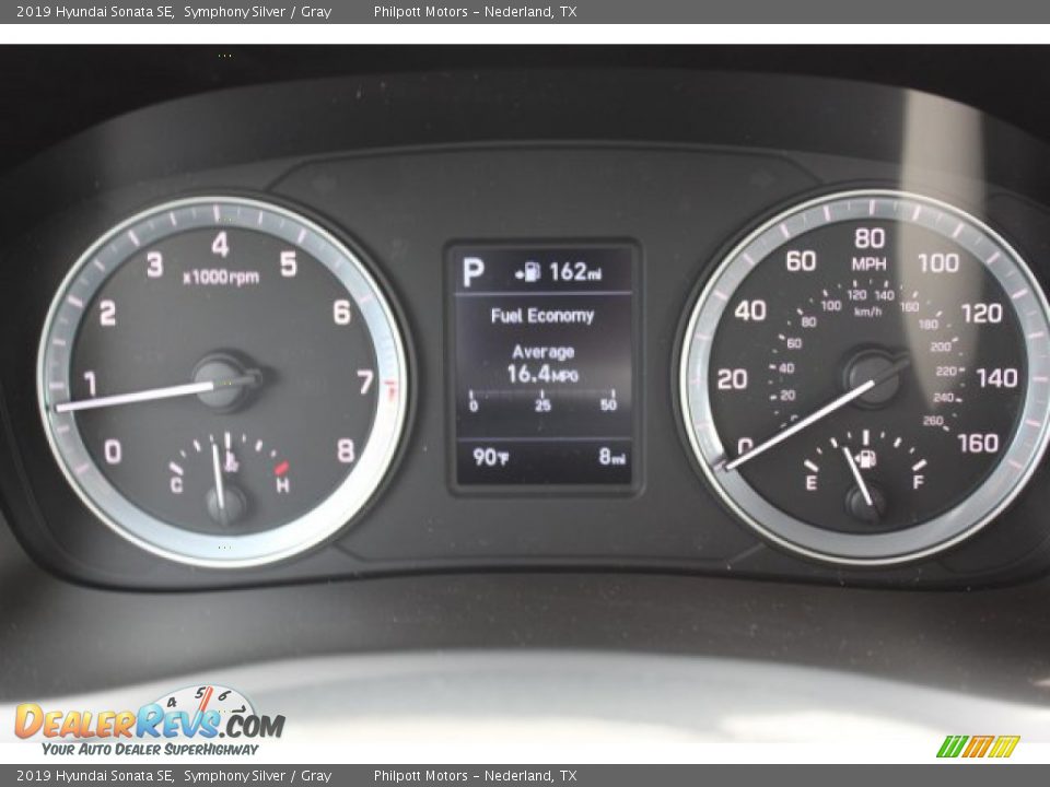 2019 Hyundai Sonata SE Symphony Silver / Gray Photo #14