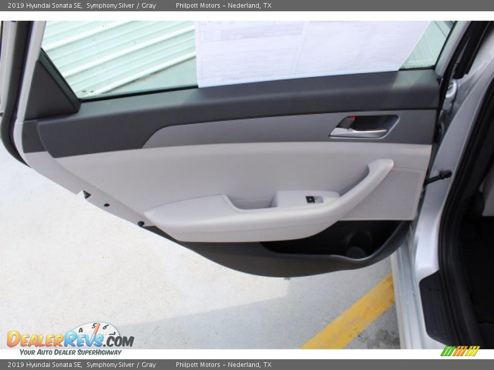 2019 Hyundai Sonata SE Symphony Silver / Gray Photo #19