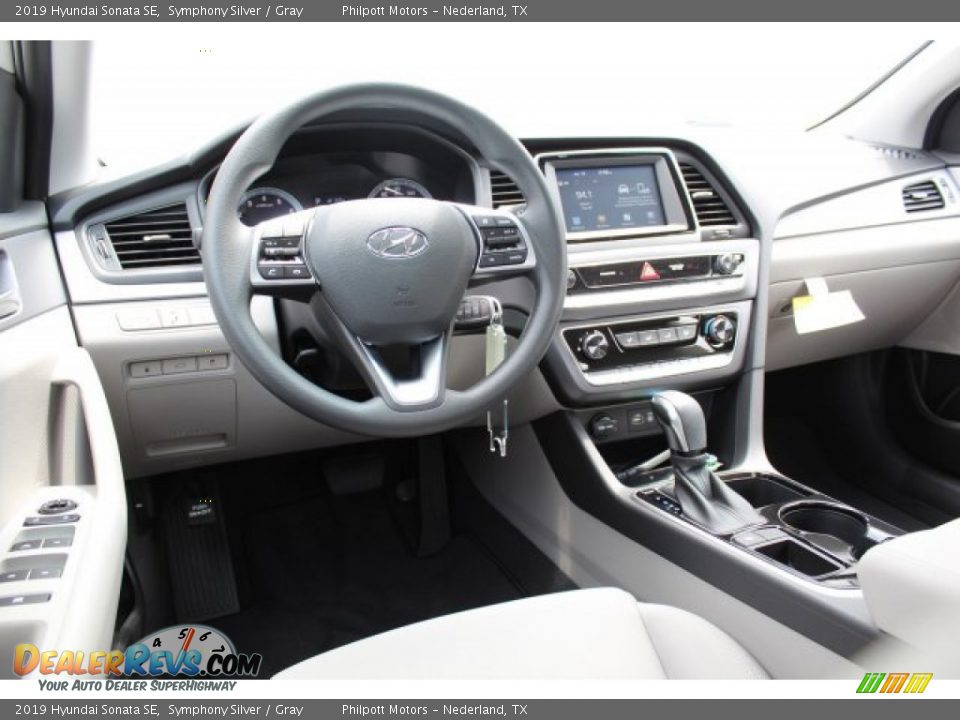 2019 Hyundai Sonata SE Symphony Silver / Gray Photo #21