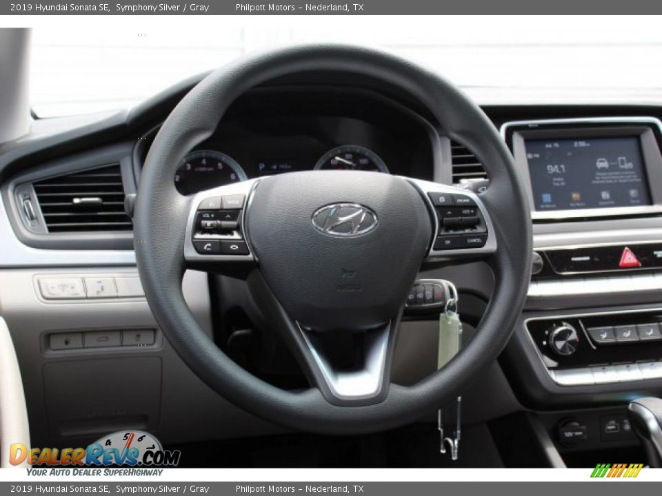 2019 Hyundai Sonata SE Symphony Silver / Gray Photo #22