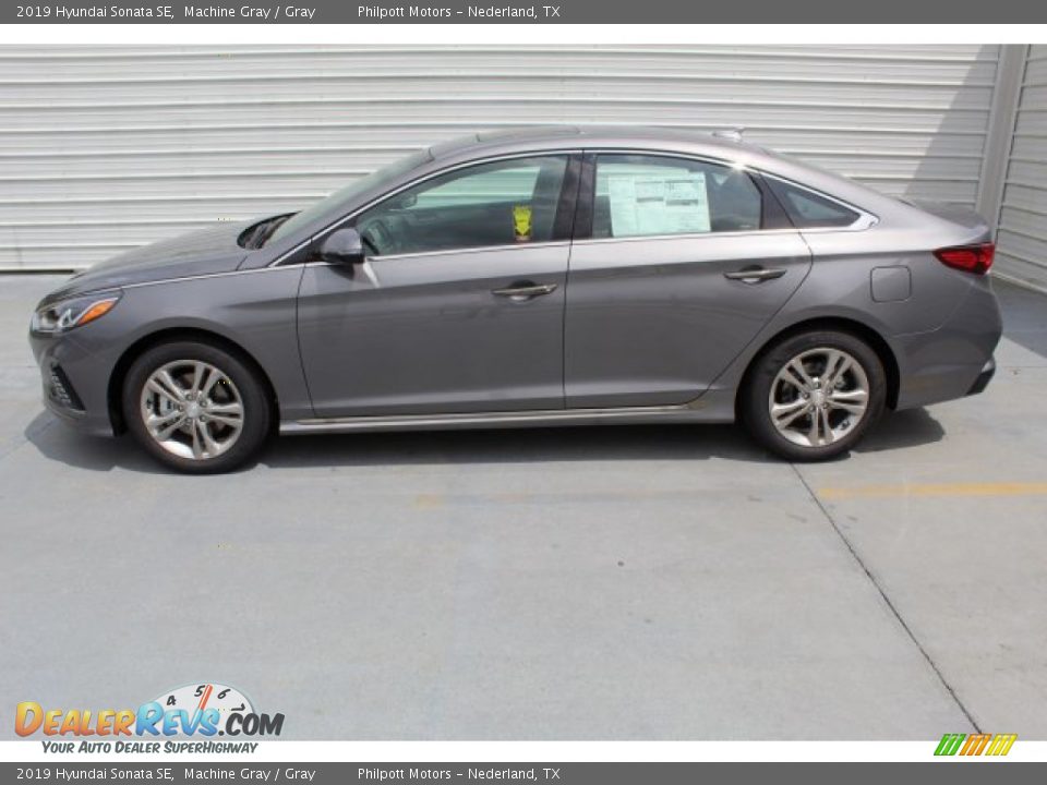 2019 Hyundai Sonata SE Machine Gray / Gray Photo #6