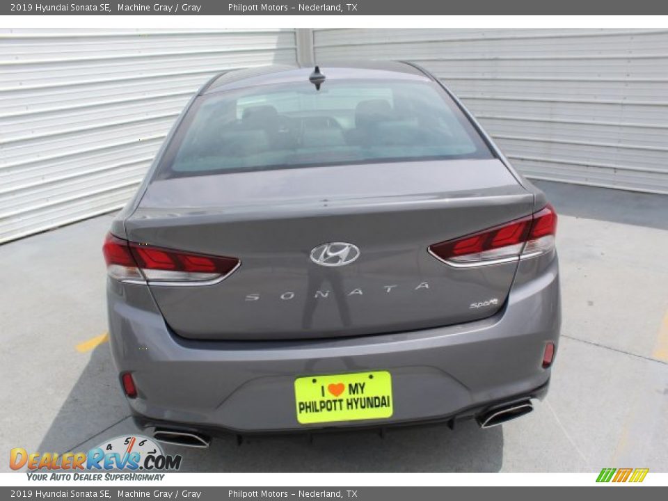 2019 Hyundai Sonata SE Machine Gray / Gray Photo #8