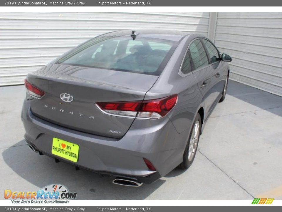 2019 Hyundai Sonata SE Machine Gray / Gray Photo #9