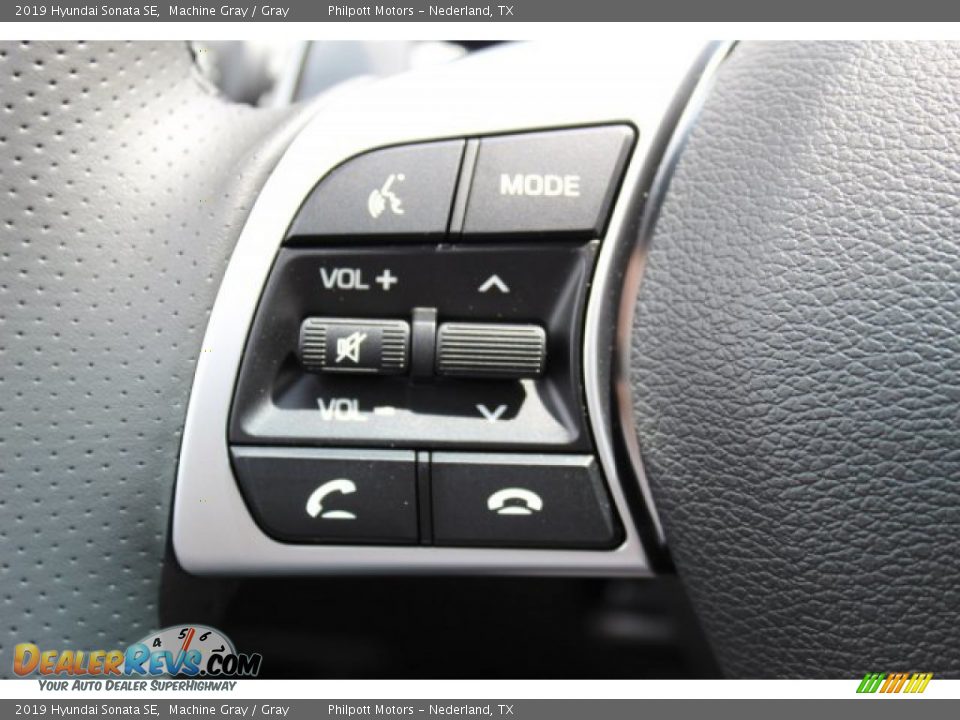 2019 Hyundai Sonata SE Machine Gray / Gray Photo #13