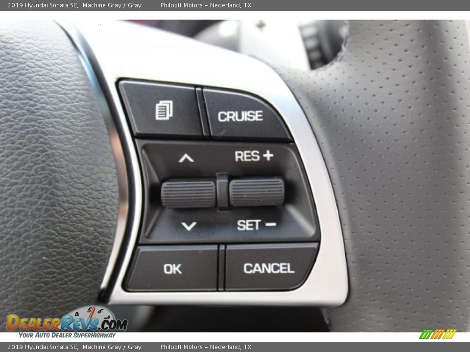 2019 Hyundai Sonata SE Machine Gray / Gray Photo #14