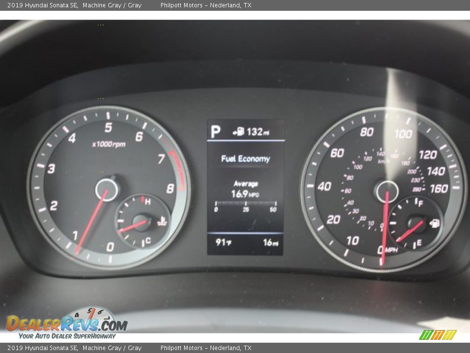 2019 Hyundai Sonata SE Machine Gray / Gray Photo #15