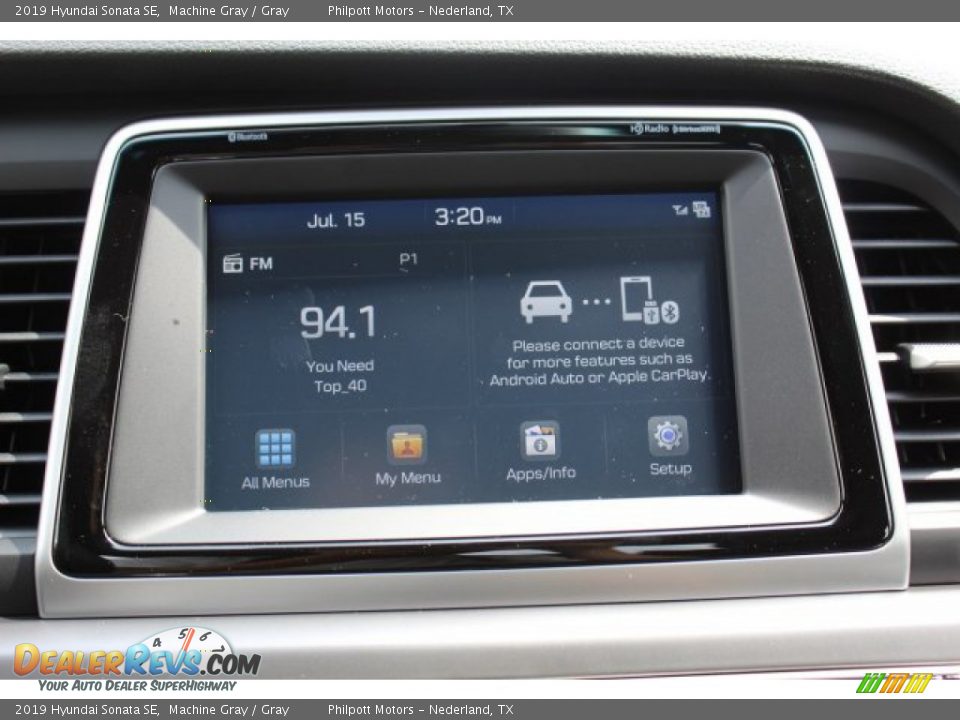 2019 Hyundai Sonata SE Machine Gray / Gray Photo #17