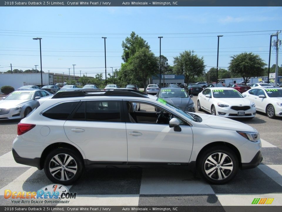 2018 Subaru Outback 2.5i Limited Crystal White Pearl / Ivory Photo #3