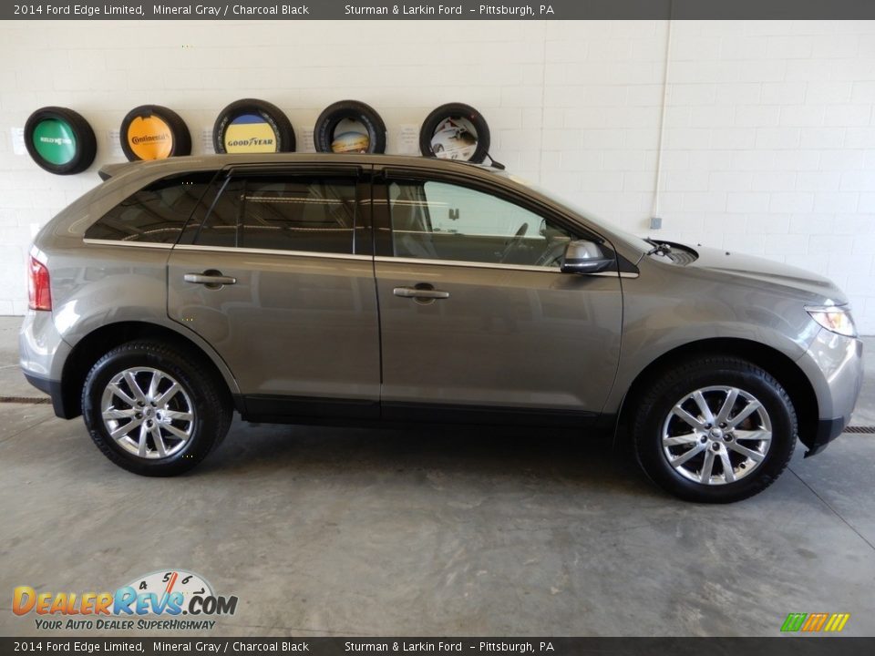 2014 Ford Edge Limited Mineral Gray / Charcoal Black Photo #3