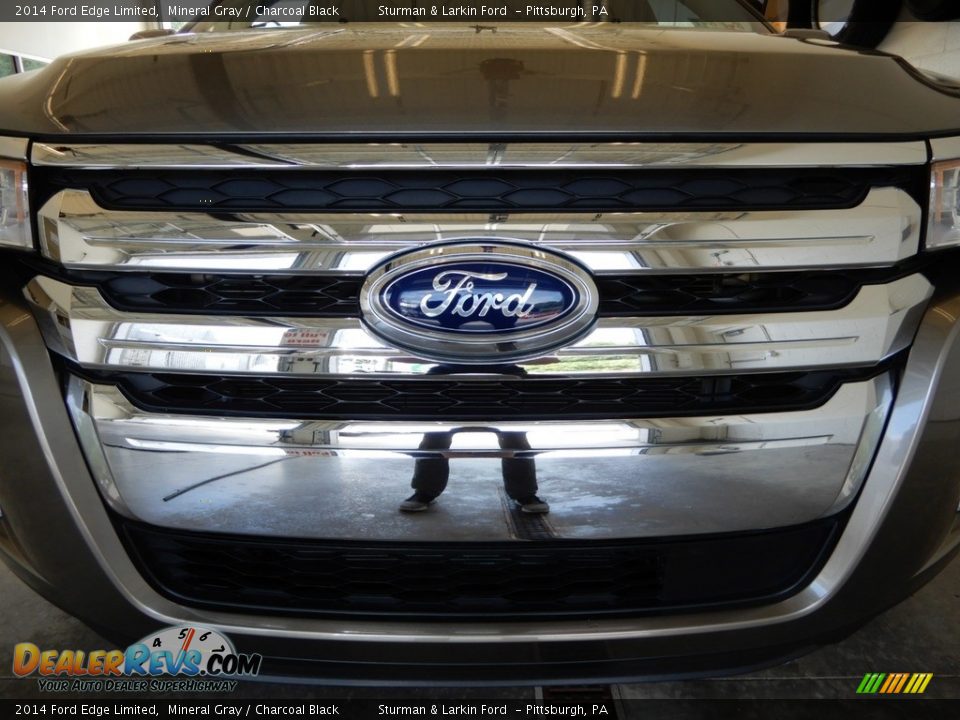 2014 Ford Edge Limited Mineral Gray / Charcoal Black Photo #12