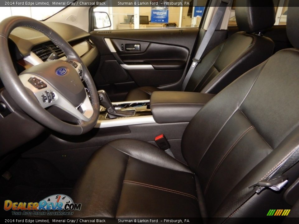 2014 Ford Edge Limited Mineral Gray / Charcoal Black Photo #15