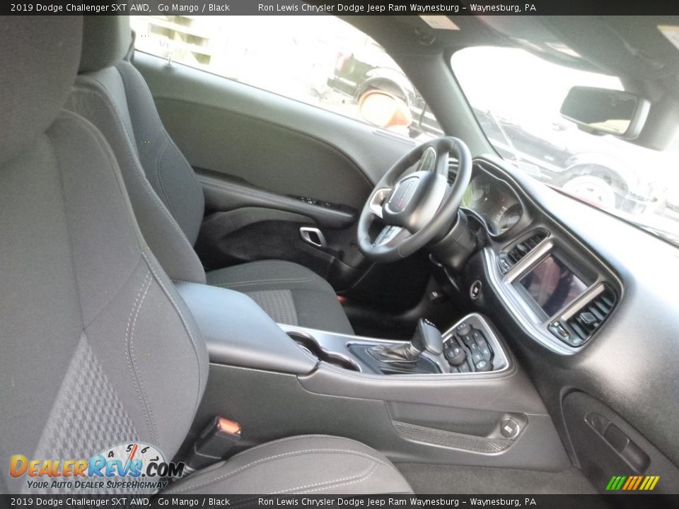 2019 Dodge Challenger SXT AWD Go Mango / Black Photo #10
