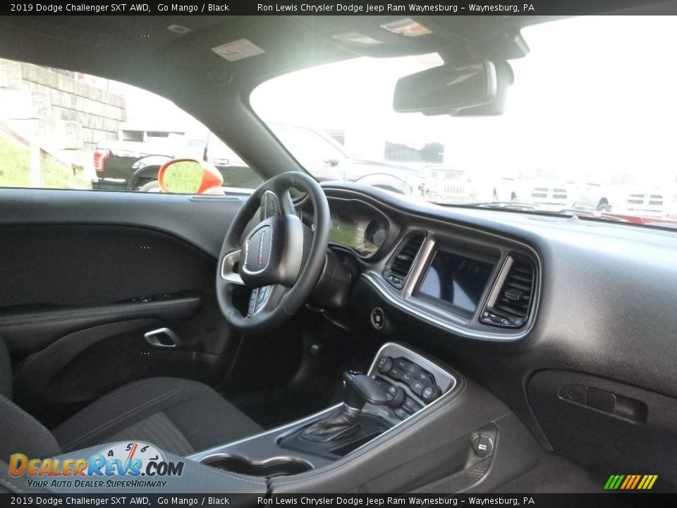 2019 Dodge Challenger SXT AWD Go Mango / Black Photo #11