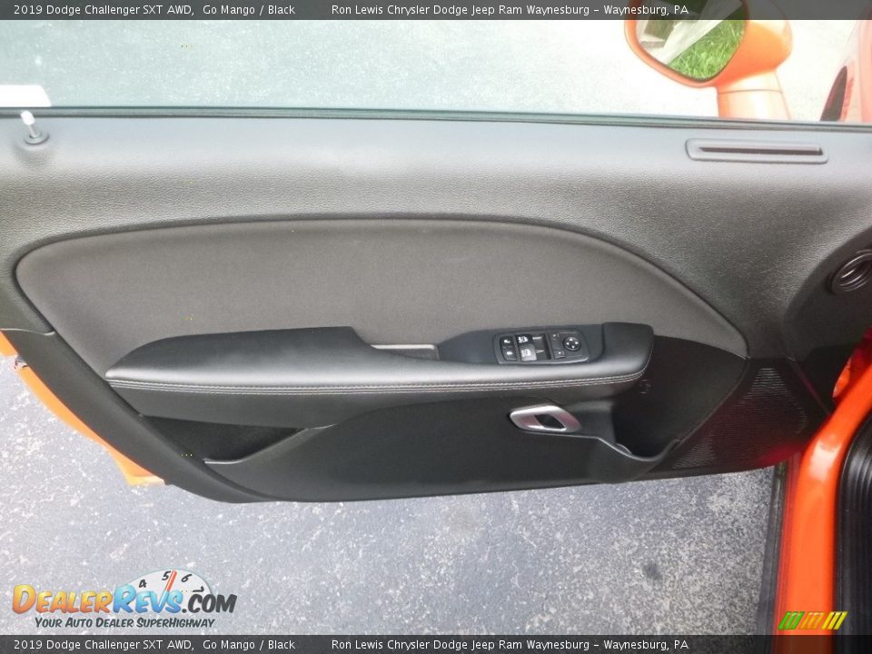2019 Dodge Challenger SXT AWD Go Mango / Black Photo #14