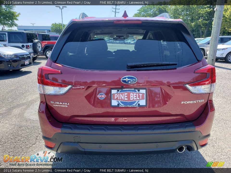 2019 Subaru Forester 2.5i Limited Crimson Red Pearl / Gray Photo #5