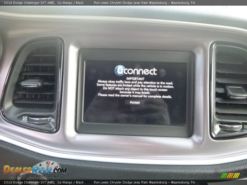 2019 Dodge Challenger SXT AWD Go Mango / Black Photo #17