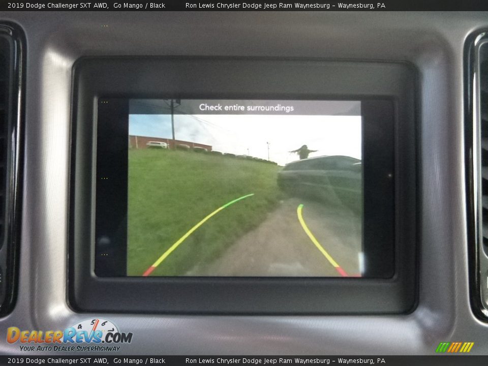 2019 Dodge Challenger SXT AWD Go Mango / Black Photo #18