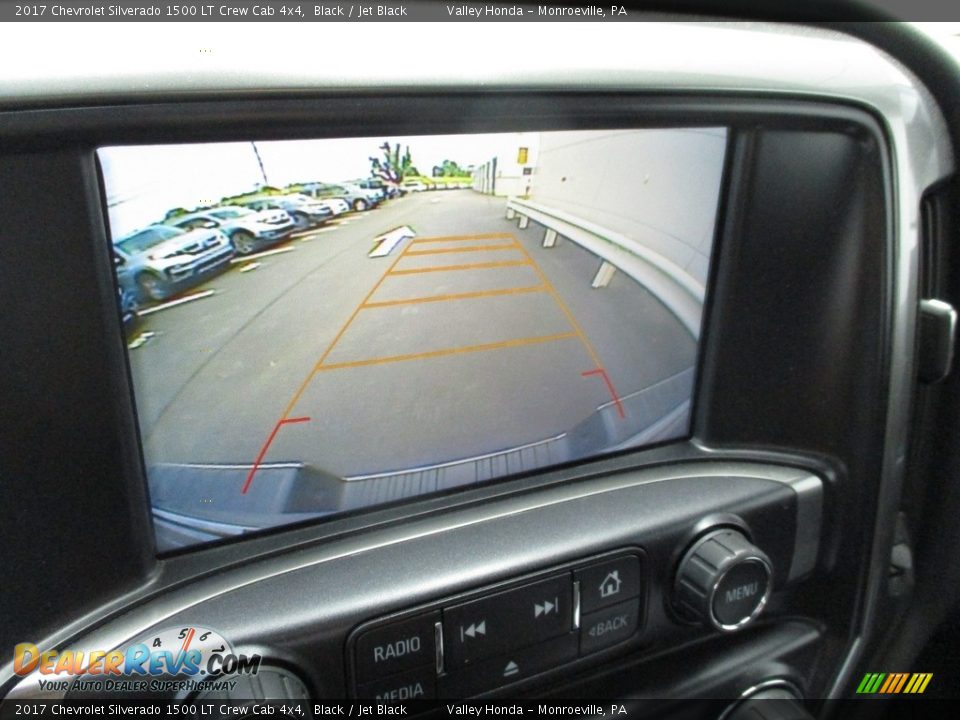 2017 Chevrolet Silverado 1500 LT Crew Cab 4x4 Black / Jet Black Photo #14