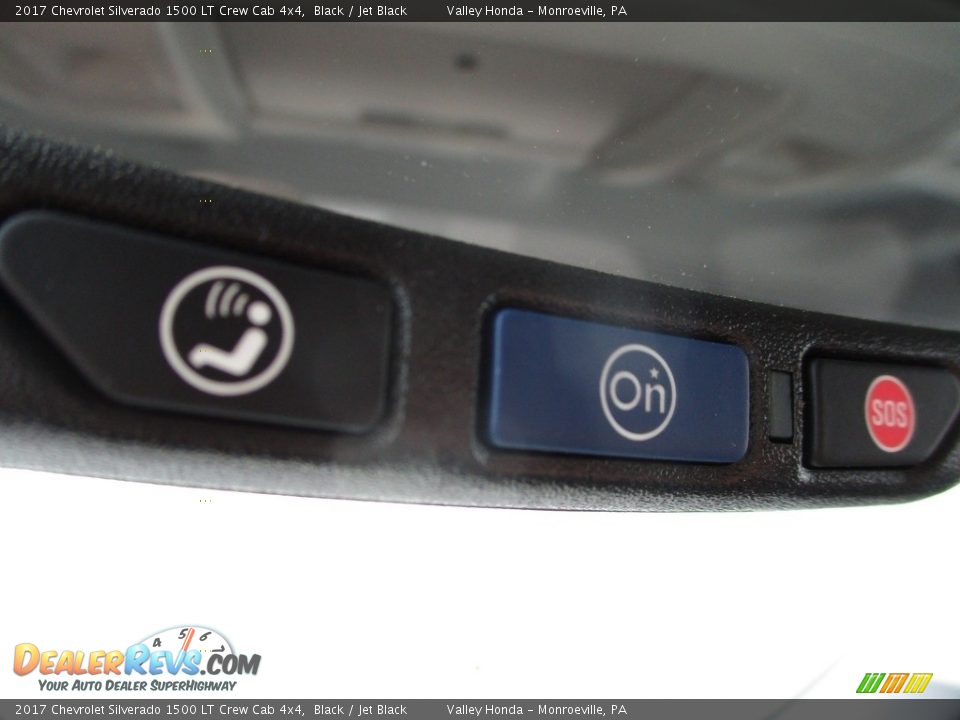 2017 Chevrolet Silverado 1500 LT Crew Cab 4x4 Black / Jet Black Photo #18