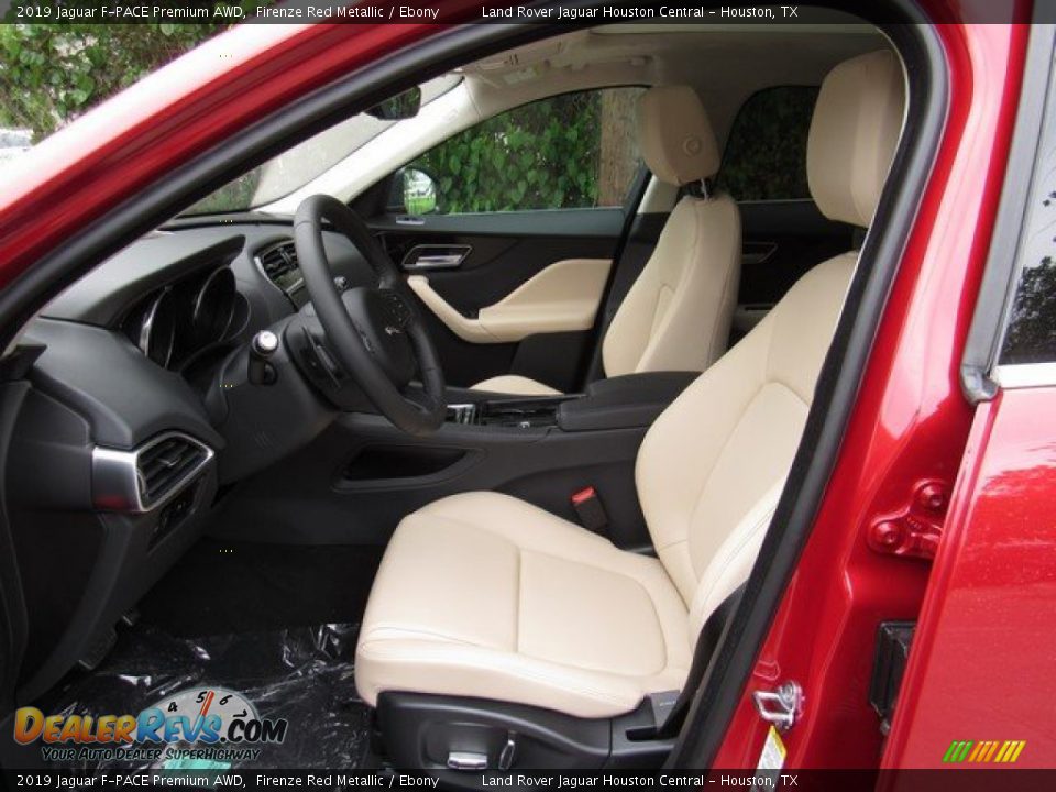 2019 Jaguar F-PACE Premium AWD Firenze Red Metallic / Ebony Photo #3