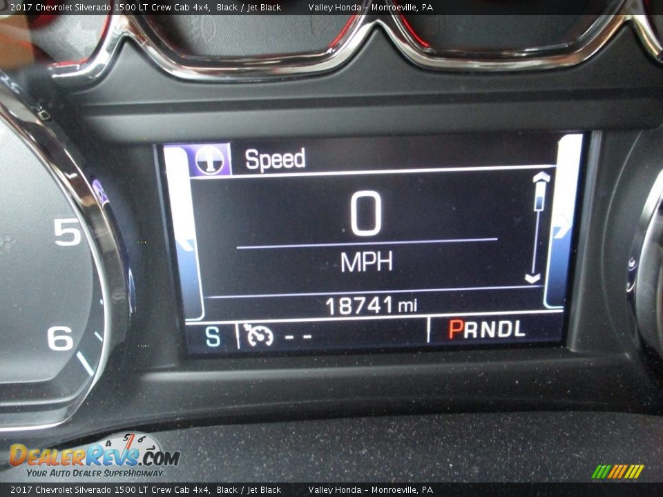 2017 Chevrolet Silverado 1500 LT Crew Cab 4x4 Black / Jet Black Photo #20