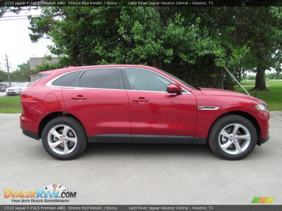 2019 Jaguar F-PACE Premium AWD Firenze Red Metallic / Ebony Photo #6