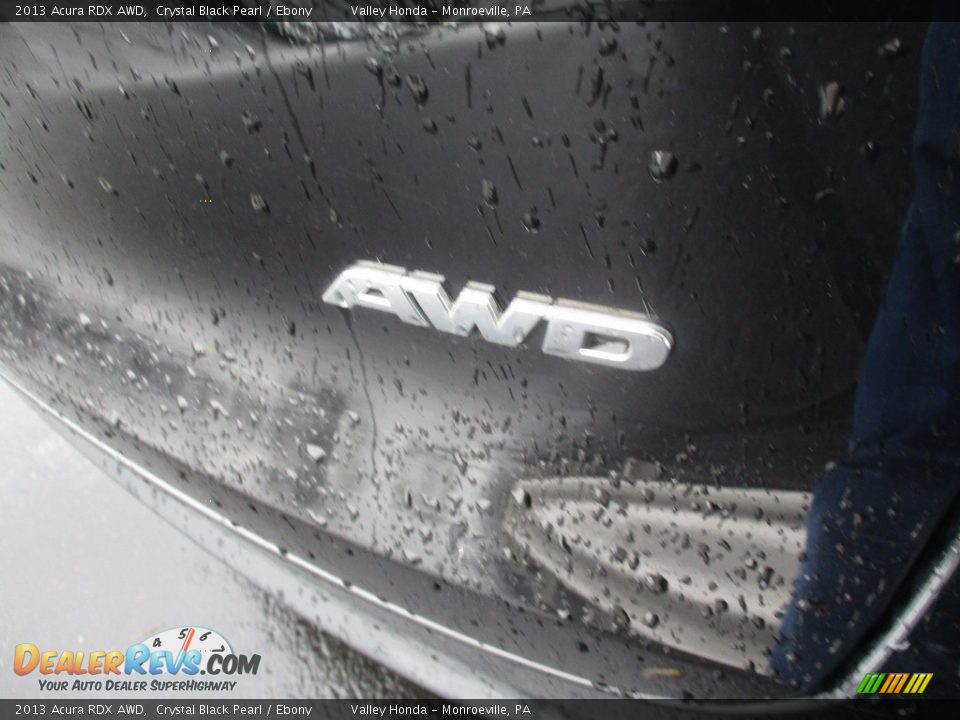 2013 Acura RDX AWD Crystal Black Pearl / Ebony Photo #6