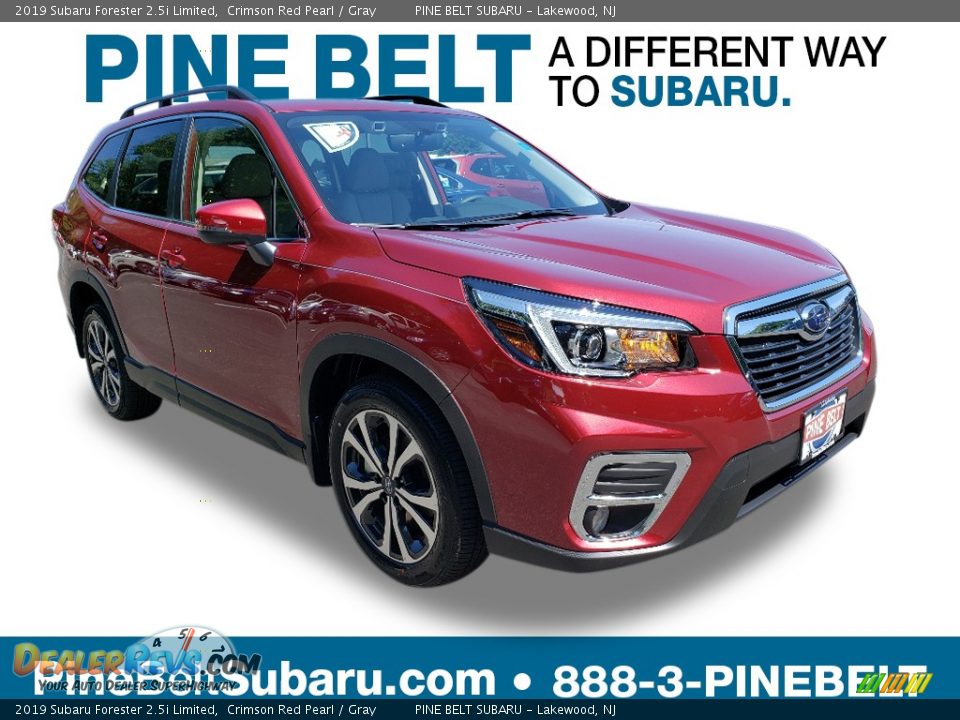 2019 Subaru Forester 2.5i Limited Crimson Red Pearl / Gray Photo #1