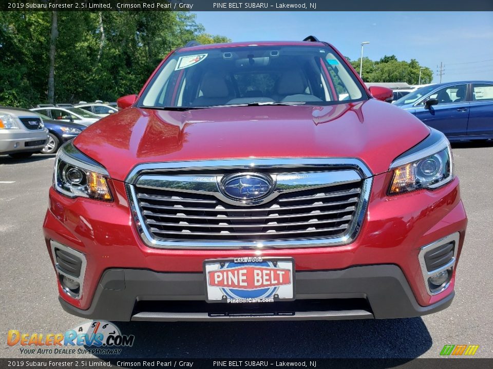 2019 Subaru Forester 2.5i Limited Crimson Red Pearl / Gray Photo #2