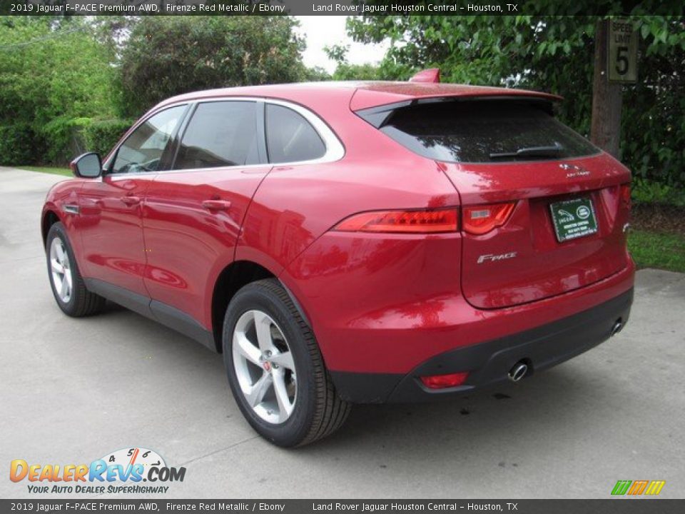 2019 Jaguar F-PACE Premium AWD Firenze Red Metallic / Ebony Photo #12