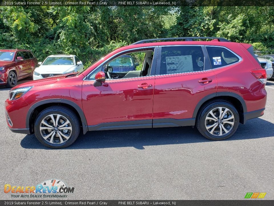 2019 Subaru Forester 2.5i Limited Crimson Red Pearl / Gray Photo #3