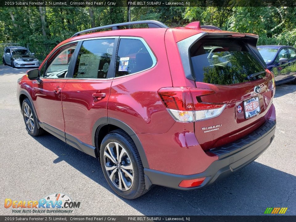 2019 Subaru Forester 2.5i Limited Crimson Red Pearl / Gray Photo #4