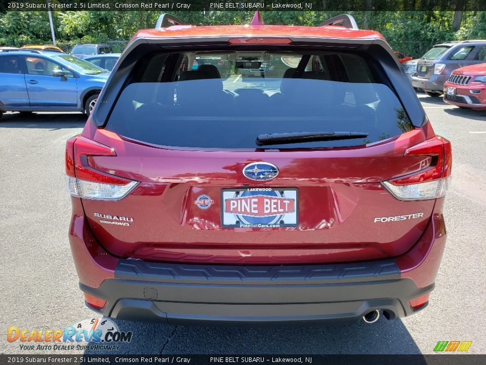 2019 Subaru Forester 2.5i Limited Crimson Red Pearl / Gray Photo #5