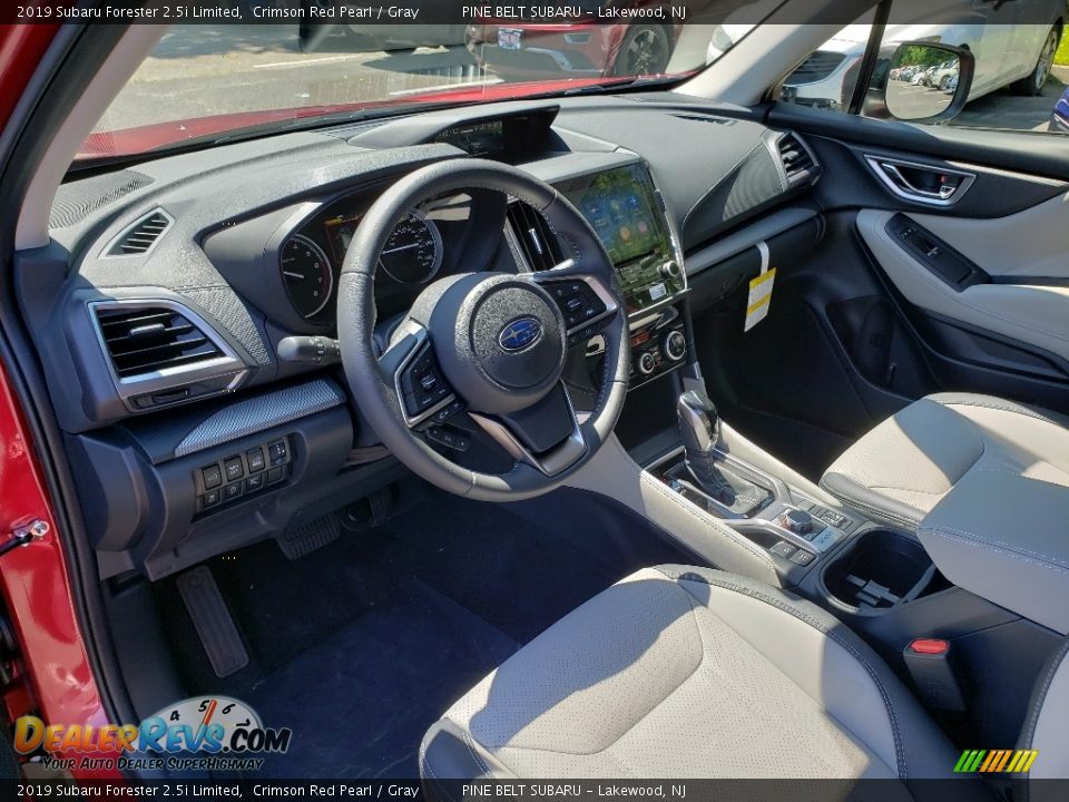 2019 Subaru Forester 2.5i Limited Crimson Red Pearl / Gray Photo #7