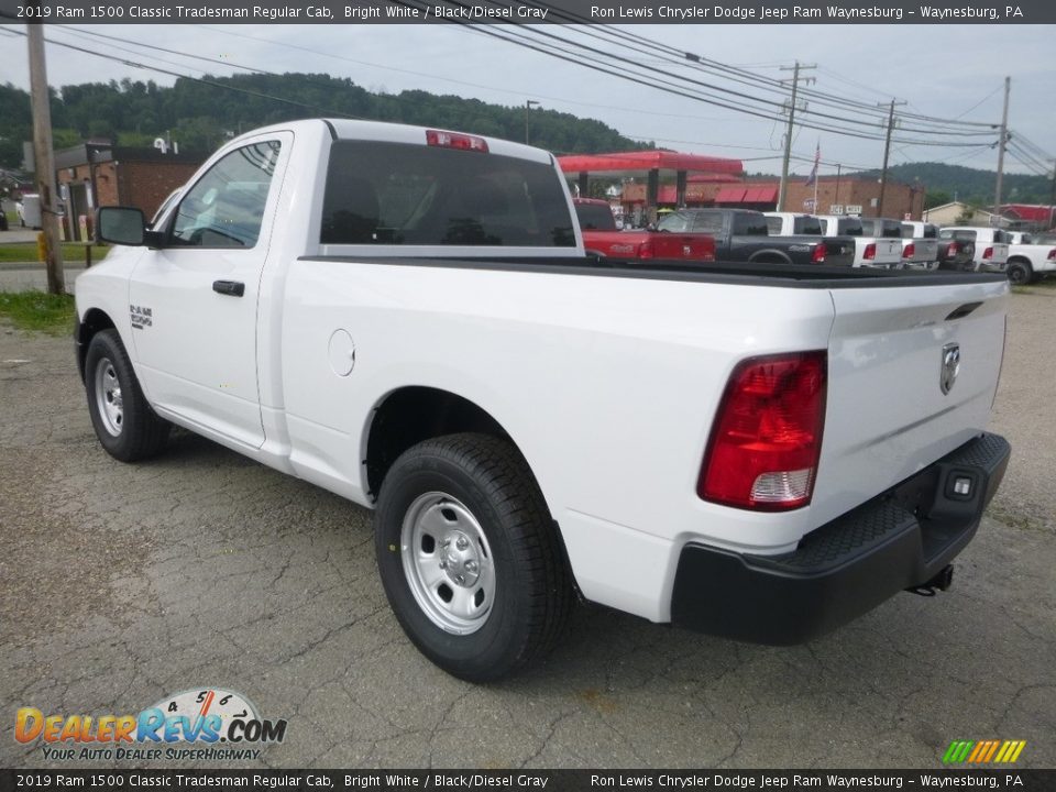 2019 Ram 1500 Classic Tradesman Regular Cab Bright White / Black/Diesel Gray Photo #3