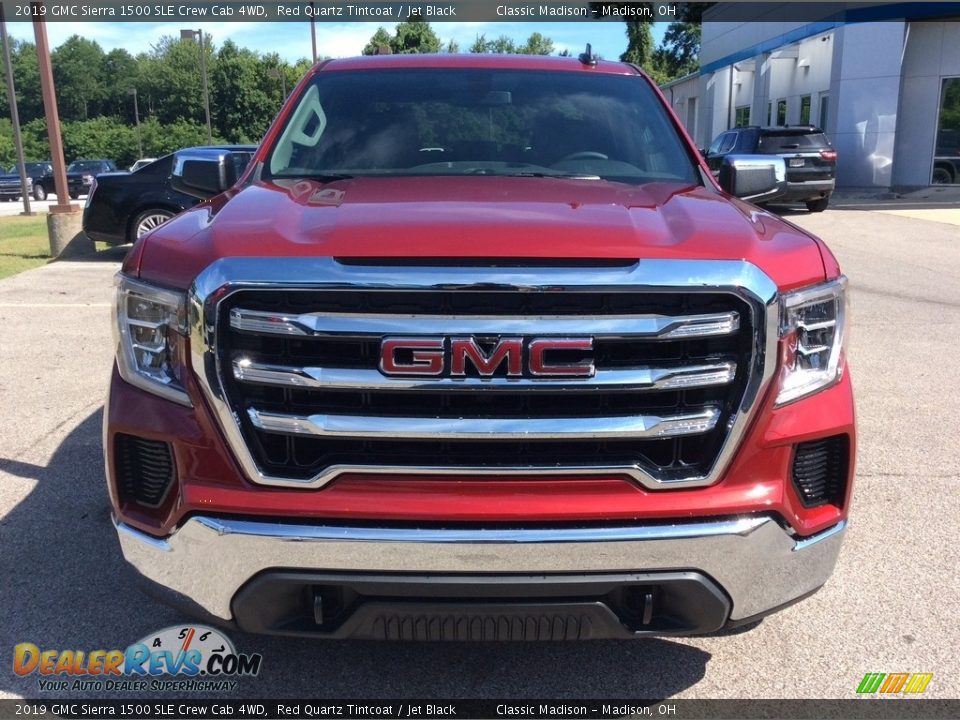 2019 GMC Sierra 1500 SLE Crew Cab 4WD Red Quartz Tintcoat / Jet Black Photo #2
