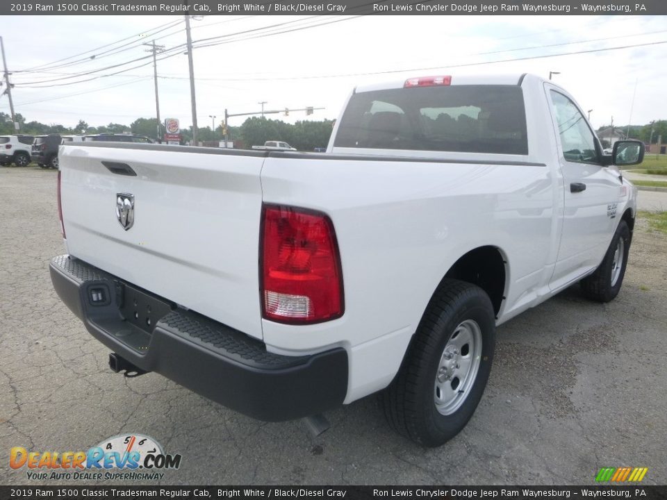 2019 Ram 1500 Classic Tradesman Regular Cab Bright White / Black/Diesel Gray Photo #5