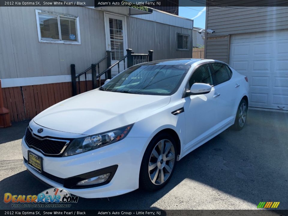 2012 Kia Optima SX Snow White Pearl / Black Photo #1