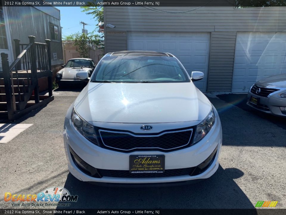 2012 Kia Optima SX Snow White Pearl / Black Photo #2