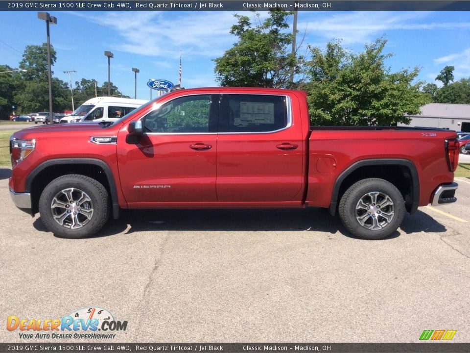 Red Quartz Tintcoat 2019 GMC Sierra 1500 SLE Crew Cab 4WD Photo #4
