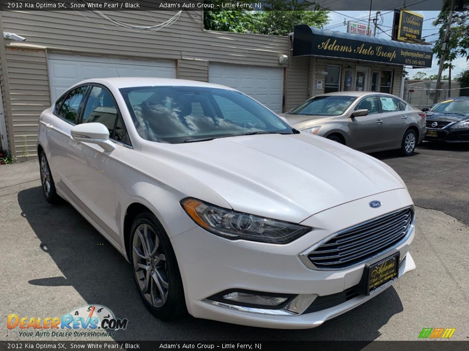2012 Kia Optima SX Snow White Pearl / Black Photo #3