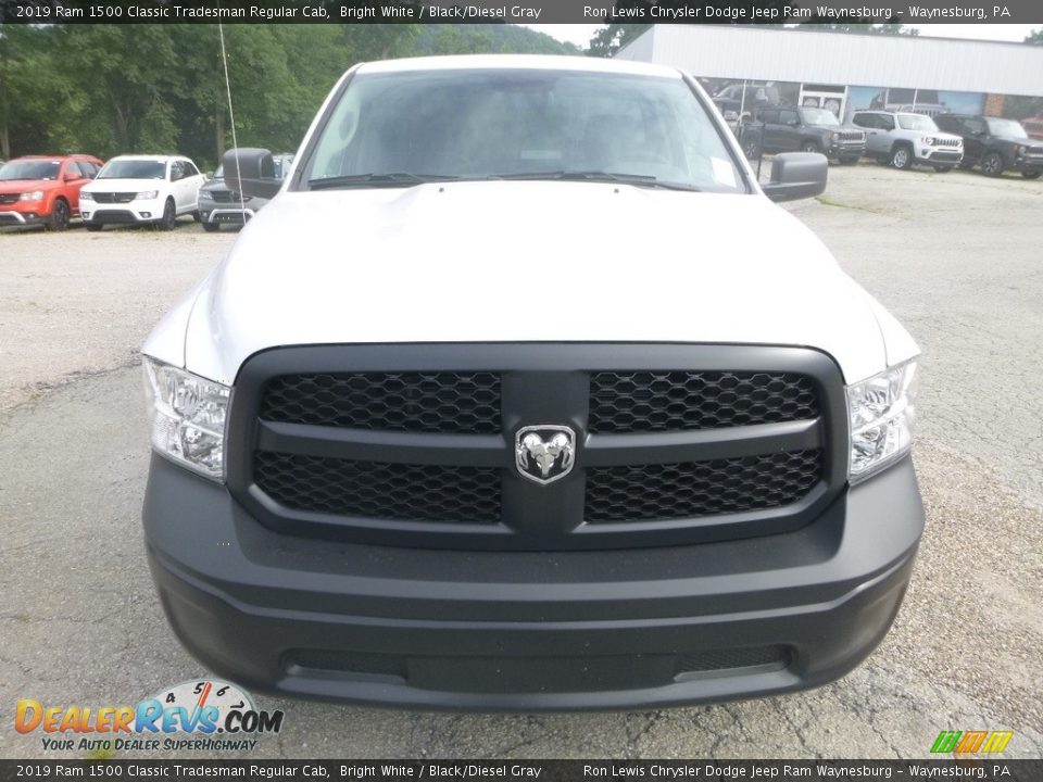 2019 Ram 1500 Classic Tradesman Regular Cab Bright White / Black/Diesel Gray Photo #8