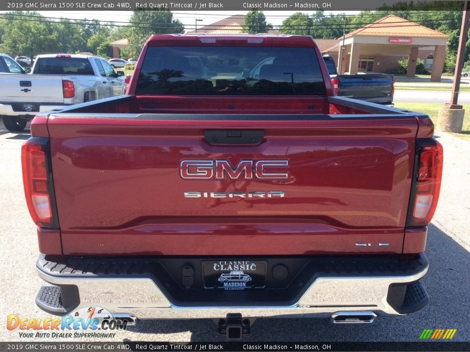 2019 GMC Sierra 1500 SLE Crew Cab 4WD Red Quartz Tintcoat / Jet Black Photo #6