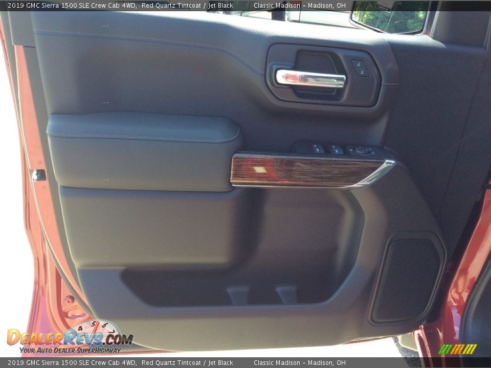 2019 GMC Sierra 1500 SLE Crew Cab 4WD Red Quartz Tintcoat / Jet Black Photo #8