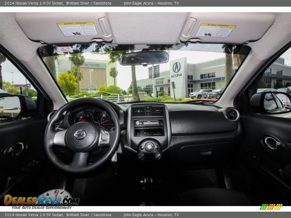 2014 Nissan Versa 1.6 SV Sedan Brilliant Silver / Sandstone Photo #27