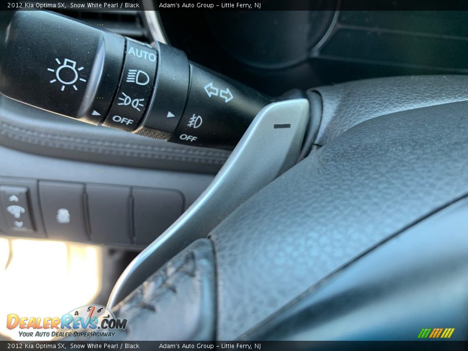 2012 Kia Optima SX Snow White Pearl / Black Photo #13