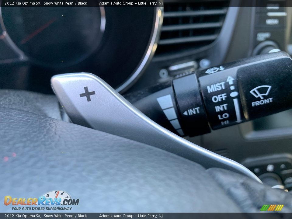 2012 Kia Optima SX Snow White Pearl / Black Photo #14