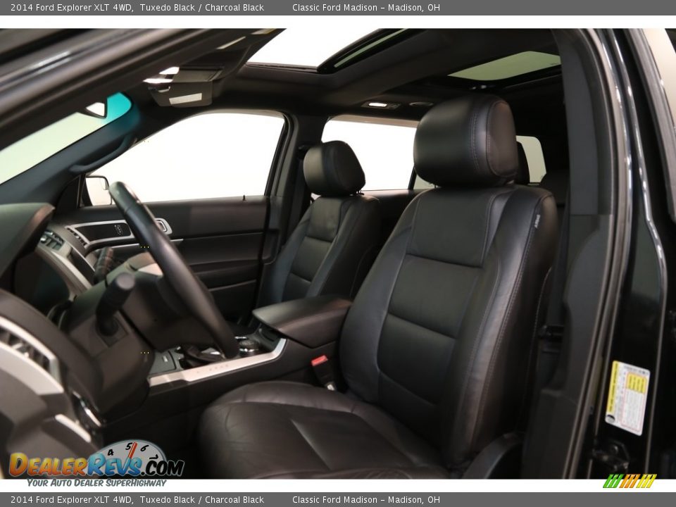 2014 Ford Explorer XLT 4WD Tuxedo Black / Charcoal Black Photo #6