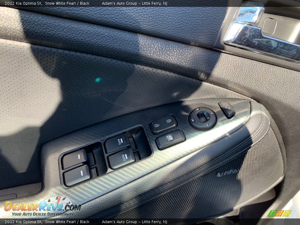 2012 Kia Optima SX Snow White Pearl / Black Photo #19