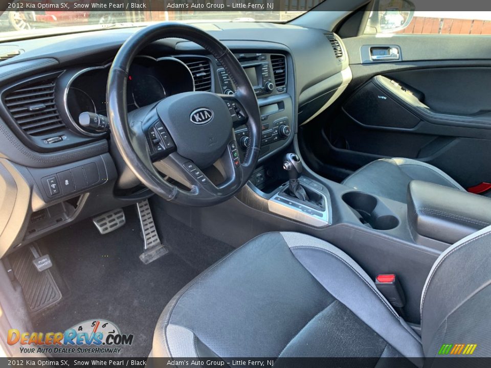 2012 Kia Optima SX Snow White Pearl / Black Photo #20